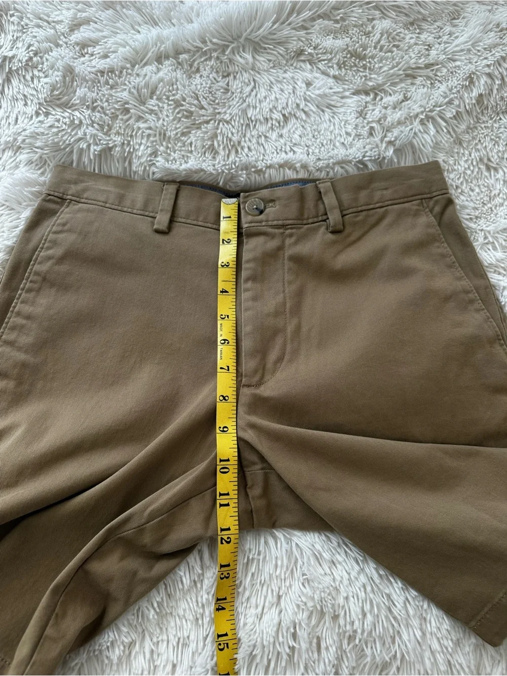 BANANA REPUBLIC Aiden Khaki Chino Shorts Size 30 Stretch 9” Inseam Men’s Casual